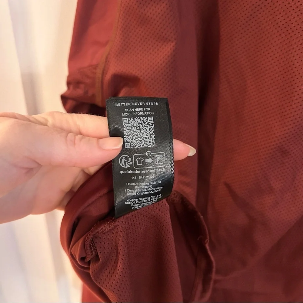Unisex McLaren Long Sleeve Performance Midlayer Top 2XL